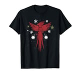 Harry Potter Christmas Fawkes Phoenix Stamp T-Shirt