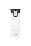 Contigo Unisex's Pinnacle Autoseal Thermobecher, Edelstahl-Reisebecher, Isolierbecher, auslaufsicher, Kaffeebecher to Go, Travel Mug mit Easy-Clean-Deckel, BPA-frei, 420 ml, White Marble