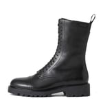 Dam Vagabond Kenova Läder Lace-up Low Platform Mid-Calf Boots black UK 6