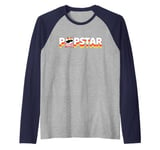 Pringles Music Retro Pop Star Mr P Raglan Baseball Tee