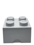 Lego Storage Brick 4 Home Kids Decor Storage Storage Boxes Grey LEGO STORAGE