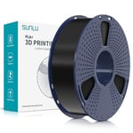 SUNLU PLA Plus Filament pour imprimante 3D, Filament PLA+ 1,75 mm, résistance améliorée, compatible avec les imprimantes 3D FDM, précision dimensionnelle +/- 0,02mm, bobine de 1kg (2,2 LBS), Noir