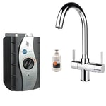 Insinkerator 3N1 J Shape Instant Hot Boiling & Mains Water Tap, Tank & Filter