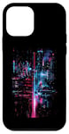 iPhone 12 mini Katana Cyberpunk Cityscape Futuristic City Sci-fi Case