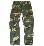 GREEN CAMO COMBAT TROUSERS Boys 11-12 army soldier Military outdoor cargo pants