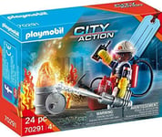 Playmobil City Action 70291 Fire Rescue Gift Set With Firefighter Incl. Gift Ta