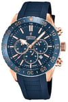 Festina F20516/1 Men's | Blue Ceramic Bezel | Blue Rubber Watch