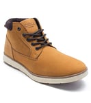 Thomas Crick Men's 'Driscol' Casual Leather Chukka Boots, Classic, Comfortable and Stylish, Great for Walking, Made with Leather (Wheat/Wood)