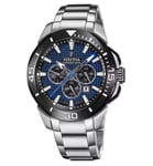 Montre Festina Chrono Bike Chronographe Homme Acier Bleu Noir F20641/2