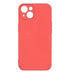 Febliss Conçu pour la Coque iPhone 14, Coque de téléphone Antichoc en Silicone [Anti-Rayures Souple] 6,1 Pouces, Ultra-élégant, [Bords surélevés pour protéger l'appareil Photo],Rouge