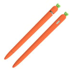 LOVE MEI Silicone Coque pour Apple Pencil 1ère Generation, Sleeve Holder Soft Grip et Nib Cover Protection pour Apple Pencil 1 (pour Apple Pencil (1ère Gen), Orange)