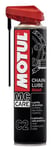 Motul - Lubrifiant Chaîne Moto Route - Aérosol Incolore - Compatible O-Ring, X-Ring, Z-Ring - Résiste aux Très Grandes Vitesses, à l’Eau et au Sel - Antirouille - MC Care Chain Lube Road C2-400 ML