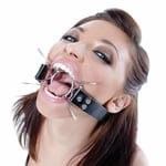 Fetish Fantasy Extreme Spider Gag Steel Ring Mouth Vice Strap BDSM Bondage Kink