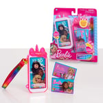 Barbie Unicorn Play Phone Set with Lights and Sounds, Unicorn Phone Case and Wri