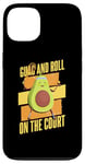 iPhone 13 Funny Tennis Player Avocado Guac And Roll On The Court Case