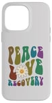 iPhone 14 Pro Max Groovy PEACE LOVE RECOVERY Therapy Clean Sober NA Nurse Case