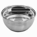 Essoreuse à Salade en Inox "Levier" 3,5L Argent