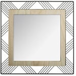 Atmosphera Créateur D'intérieur - Miroir mural en encadrement décoratif, 45 x 45 cm