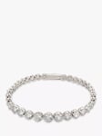 Ivory & Co. Limelight Graduating Cubic Zirconia Tennis Bracelet, Silver