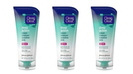 BL Clean & Clear Deep Action Cream Cleanser 6.5oz Oil-Free Pack of 3