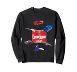 Captain Scarlet Vehicles Sweatshirt