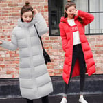 Doudoune Femme Grande Taille Doudounes Mode Femmes Manteau d'hiver Longue Mince Épaisse Veste Chaude vers Le Bas Coton Veste Rembourrée Vêtements D'Extérieur Pa