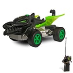 Mondo Motors- Hot Wheels Dragon Blaster 21cm Voiture radiocommandée-Effets Lumineux-Ailes Mobiles-Jouet Enfant-3 Ans et Plus, 63503, Gris foncé