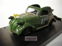 1:43 Brumm Simca 5 Militare D-Day Aperta Open 1944 Military Green R243 Modellino