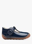 Clarks Baby Tiny Beat Leather Pre-Walker Shoes, Navy