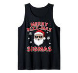 Merry Rizz Mas Sigmas- Gen Alpha Middle School Christmas Tank Top