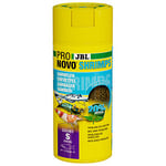 JBL PRONOVO SHRIMPS GRANO, Aliment de Base pour Poissons Crevettes de 1-20 cm, Granulés pour Poissons, Doseur à Clic, taille S, 250 ml