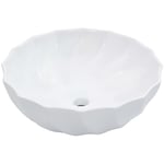 Helloshop26 - Lavabo lave-mains vasque à poser monter salle de bain intérieur salle d'eau cabine de toilette maison 46 x 17 cm céramique blanc