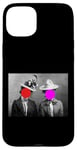 iPhone 15 Plus Sticker Face Pink Red Hats Case