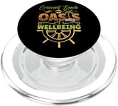 Oasis of Wellbeing - Crescent Beach PopSockets PopGrip for MagSafe