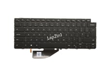 New Dell XPS 13 9310 2-in-1 XPS 13 7390 2-in-1 UK Backlit Keyboard D/PN 0C8WV6