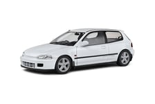 SOLIDO - Voiture de 1991 couleur blanche – HONDA Civic - 1/18 - SOL1810401