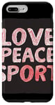 Coque pour iPhone 7 Plus/8 Plus Costume d'amour sportif pour filles pour les fans d'athlétisme et de sport