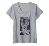 Attack on Titan Colossal Titan Kanji Manga Epic Poster V-Neck T-Shirt