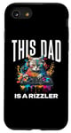 Coque pour iPhone SE (2020) / 7 / 8 This Dad Has Rizz Cool DJ Cat Rizzler Dad Father's Day 2024