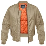 Magcomsen-Blouson Bombardier Pour Homme",Veste Coupe-Vent,Doublure Orange,Chaud,Décontracté,Optique,Happator,Automne,"Hiver