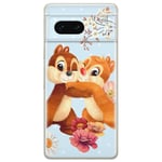 ERT GROUP Coque de téléphone Portable pour Google Pixel 7 Original et sous Licence Officielle Disney Motif Chip & Dale 003 Parfaitement adapté à la Forme du téléphone Portable, Coque en TPU