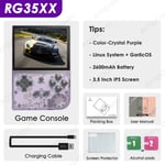 RG35XX Mini Retro Handheld Game Console 3,5" IPS 640*480 Screen Dual System Linux Garlic OS Kannettava videopelisoitin