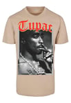 Mister Tee Tupac California Love T-Shirt pour Homme, Homme, T-Shirt, MT1120, Sable, L