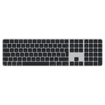 Apple Magic Keyboard med Touch ID och numerisk del till Mac-modeller med Apple-chip (USB‑C) – italienskt – svarta tangenter