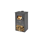 Poêle à bois Silvia 7-8 kW noir