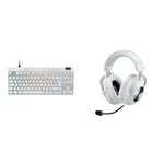 G Pro TKL Rapid Keyboard (French Layout - Linear) + G Pro X Superlight 2 Gaming Mouse EWR2 - White