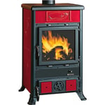 Nordica - Poele a' bois La Extraflame Rossella R1 bii liberty bordeaux 11,0 kW 252 m chauffe'