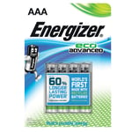 Energizer Eco Advanced Batteri AAA 4pk AA 4pk