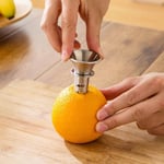 Mini Lemon Juicer Stainless Steel Fruit Tools Manual Household Juice Squeezer