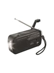 LogiLink Emergency Radio - Hand Crank - Solar - SOS Light - AM/FM/SW - Mono